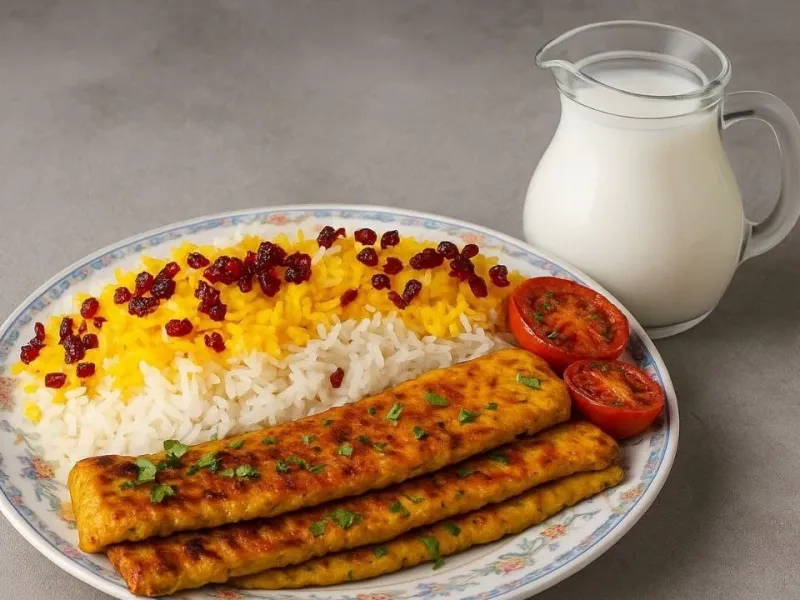 متفاوت ترین دستور پخت کباب کوبیده مرغ نرم و ابدار در تابه : با طعمی فوق العاده خوشمزه