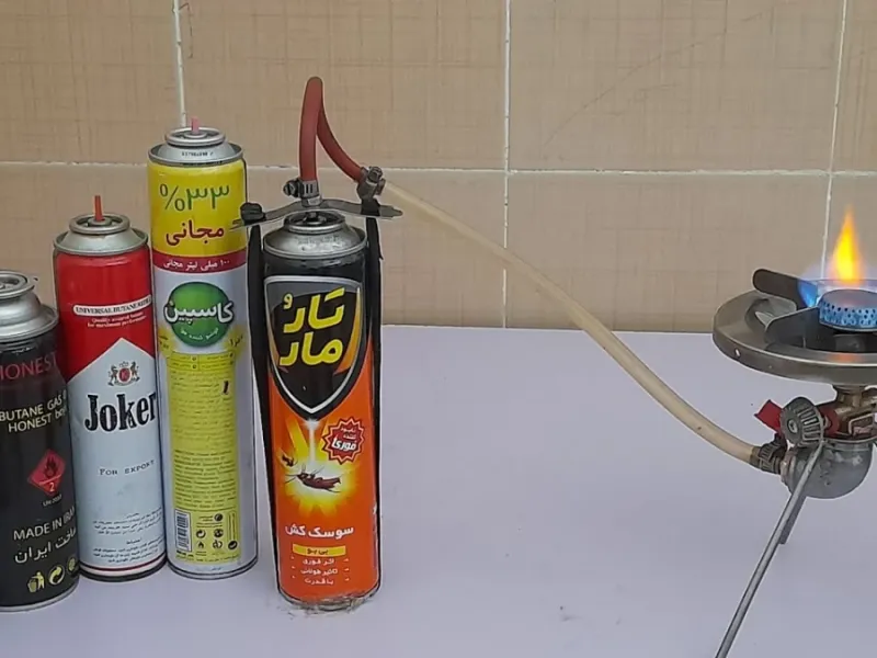 آموزش ساخت اجاق گاز چند سوخته برای کمپینگ،ساخت چراغ چندگانه سوز ارزان قیمت!