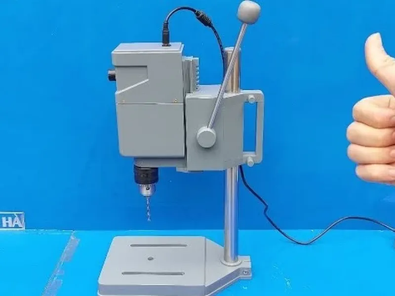 طرز ساخت دریل مینی خانگی از پلاستیک پی وی سی!