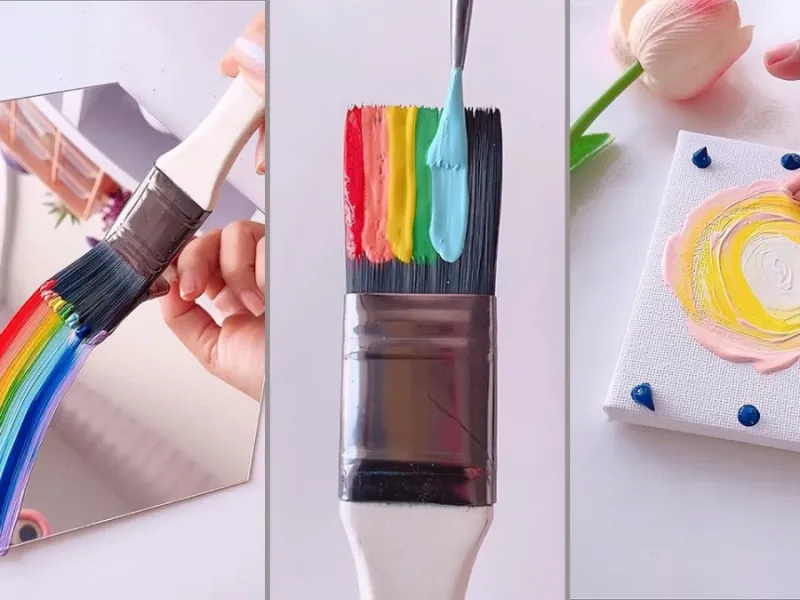 12 نکته و هک هنری ایده های هنری جالب آموزش نقاشی!