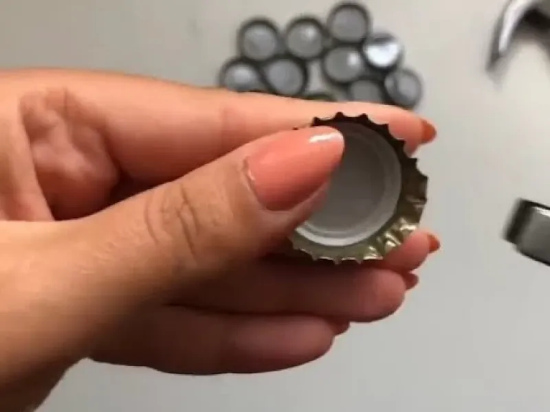 ببینید من با درب بطری نوشابه چه کردم/ ایده بازیافت عالی!