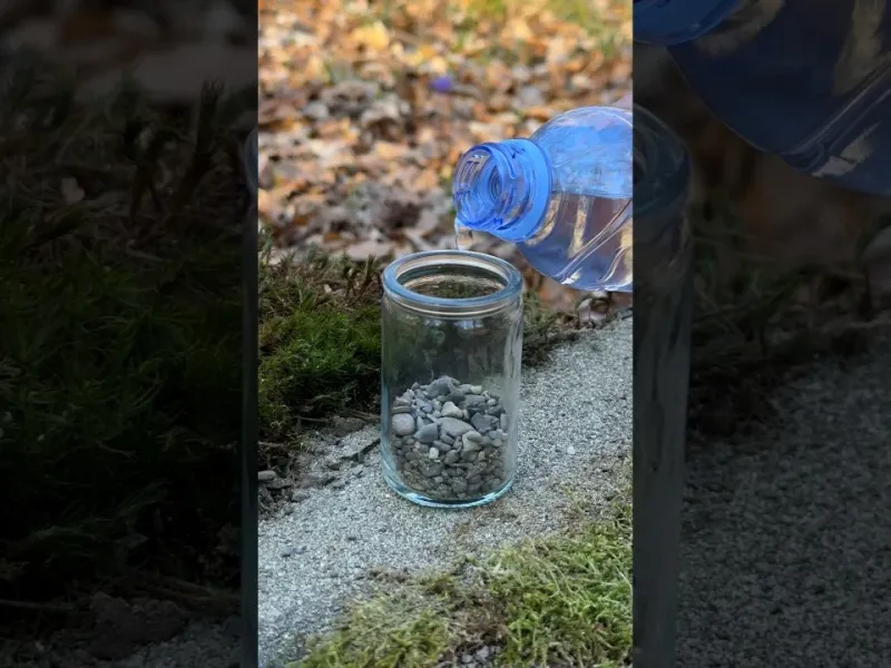 ایده جالب برای کمپینگ/ طرز ساخت فانوس شب با کنسرو تن ماهی و شیشه!