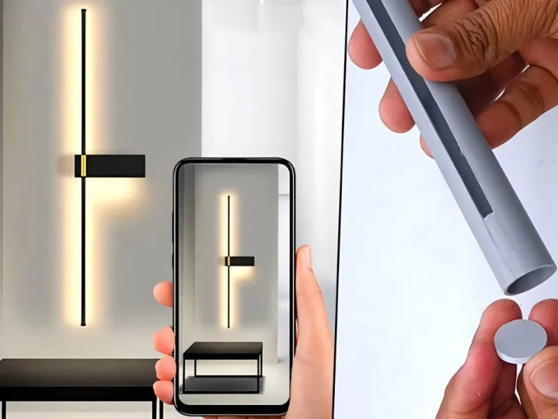 نحوه ساخت لامپ دیواری به سبک مدرن در خانه / چراغ LED ایده های جدید دکوراسیون برای دیوار راه پله!