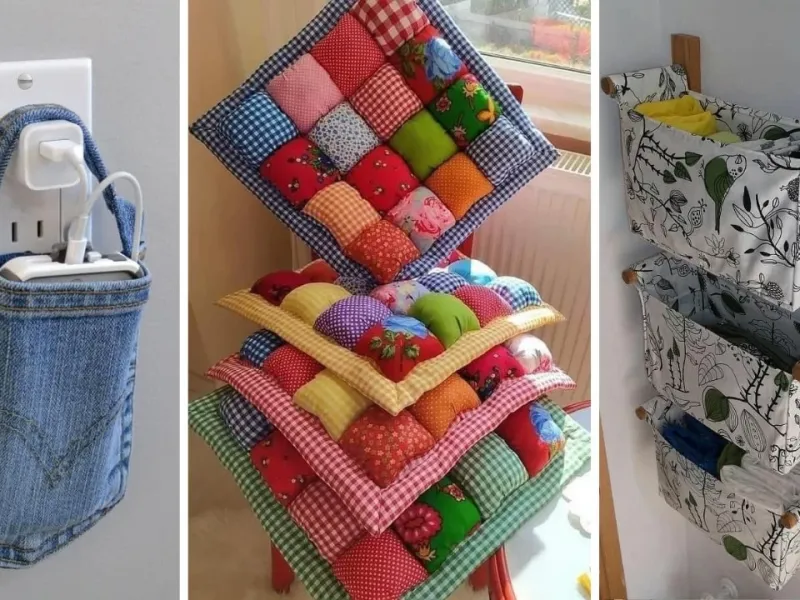 177 ایده با تکه های پارچه که می توانید خلاقانه در خانه درست کنید!