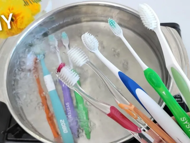 ببینید من با ریختن مسواک قدیمی در آب جوش چه کردم! (ایده ی بازیافت)