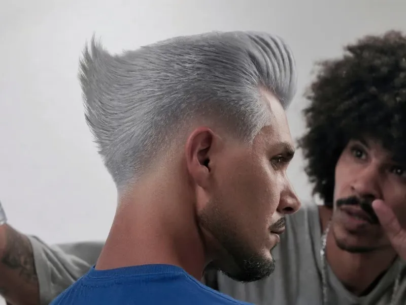 مدل موی یخی و پلاتینه سفید که حس شیکی و جذابیت بی نهایت را به نمایش می گذارد!