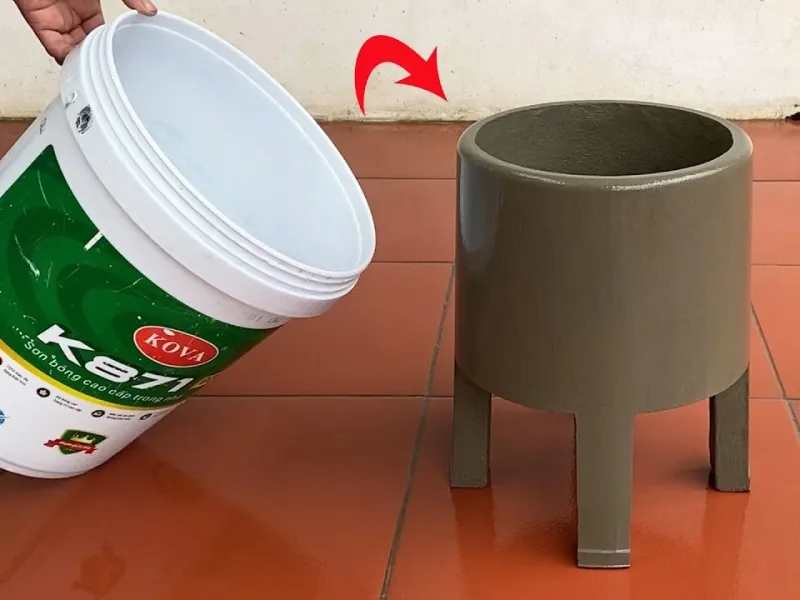 ایده های ساده و خلاقانه از بشکه های پلاستیکی / ساخت گلدان های سیمانی زیبا در خانه!