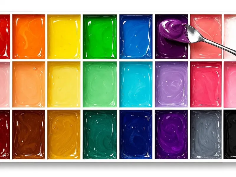 باور نمی کنید این 24 رنگ فقط از 5 رنگ آمده اند / همه فقط در 4 دقیقه ساخته شده اند!