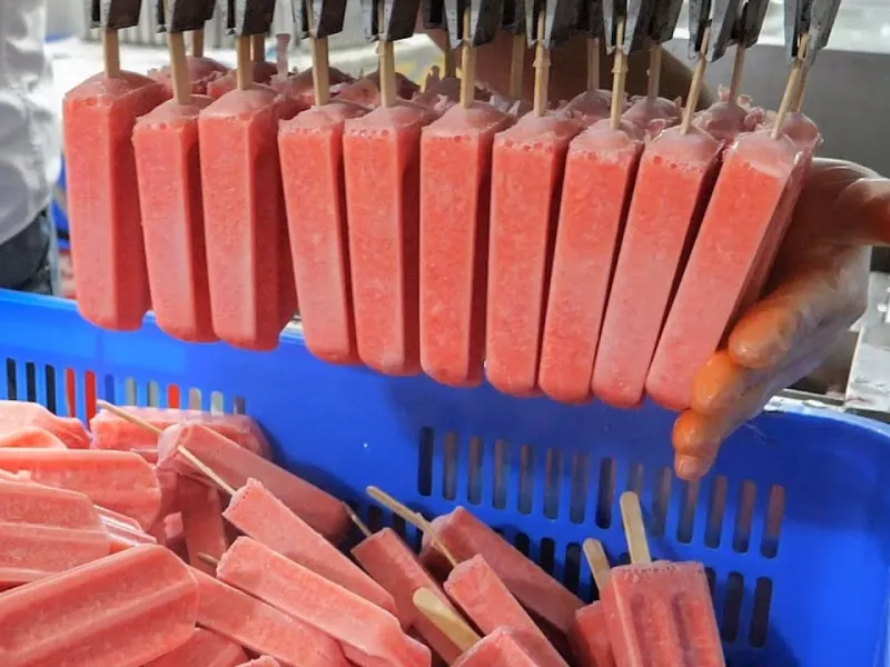 طرز تهیه بستنی هندوانه ای به سبک تایوانی!