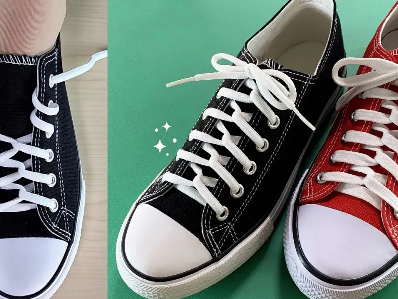 یاد بگیرید که چطور با روشی شیک بند کفش های خود را ببندید!