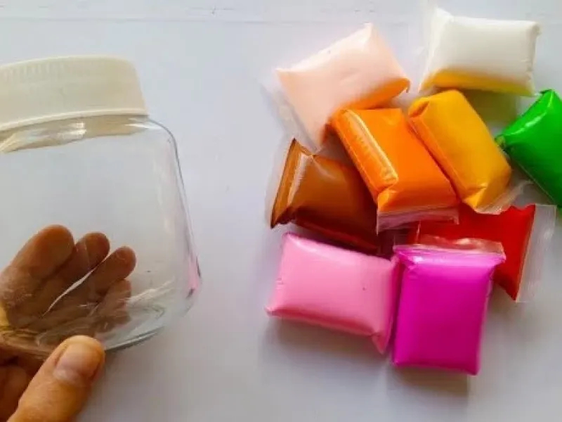 بازیافت شیشه شکلات صبحانه با خاک رس | دکور سفالی ناز!