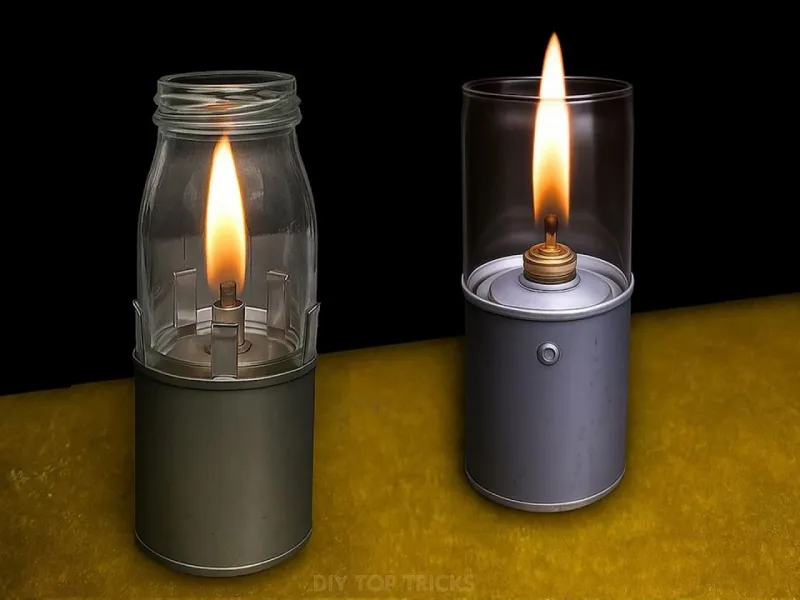 چگونه منحصر به فردترین چراغ نفتی را از یک قوطی رنگ خالی بسازیم؟!