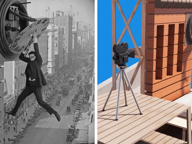 ترفندهای هوشمندانه پشت صحنه بدلکاری فیلم های دهه 1920! ترفندهای هوشمندانه پشت صحنه بدلکاری فیلم های دهه 1920!