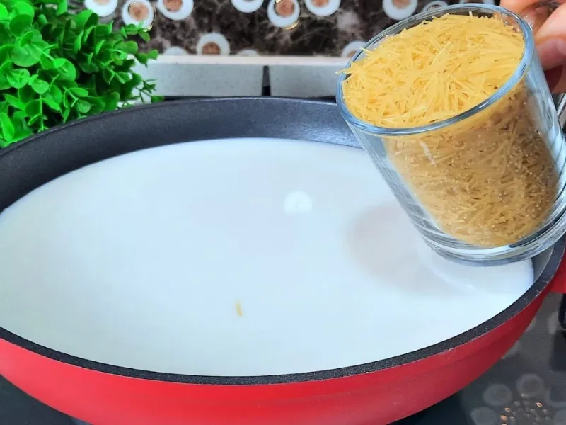 ورمیشل را به شیر در حال جوش اضافه کنید/ این دستور غذا شما را شگفت زده خواهد کرد!