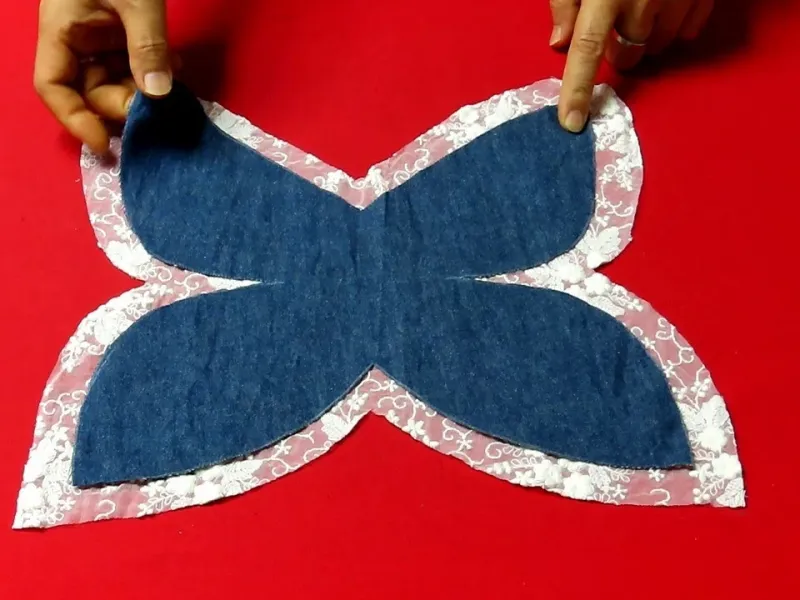 «کیف دستی پروانه ای» خودتان را از پارچه های دورریختنی بسازید!