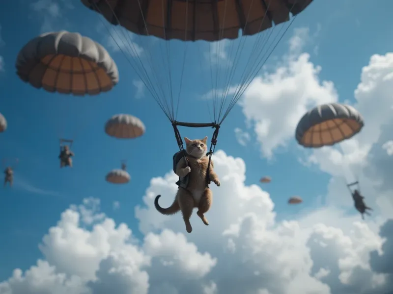 انگلیسی ها 142 قلاده گربه را با چتر نجات روی مالزی ریختن/ نتیجه 1 ماه بعد مردم منطقه رو نجات داد!