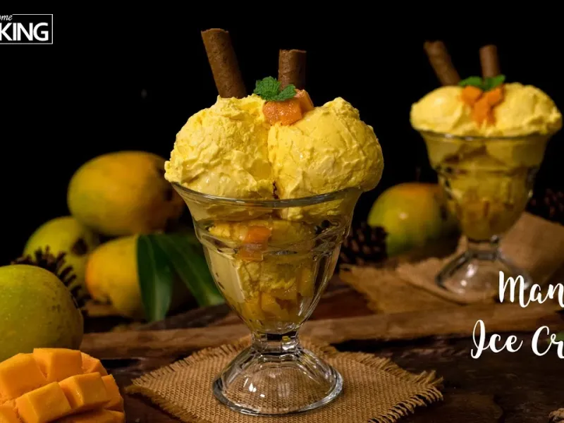 طرز تهیه بستنی انبه خانگی | بستنی انبه خوشمزه در خانه!