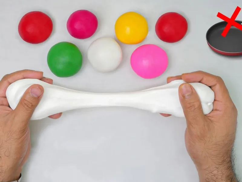 ساخت خمیر بازی بسیار آسان در خانه / فقط در 5 دقیقه خمیر بازی درست کنید!