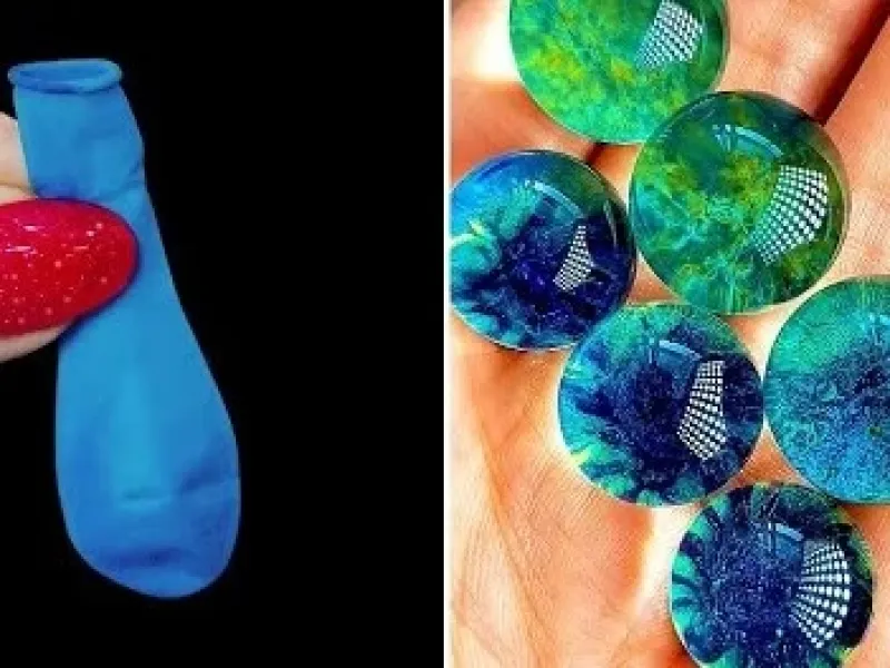 11 ایده جواهرسازی و صنایع دستی / طرح های رزین اپوکسی در سطحی کاملاً جدید!