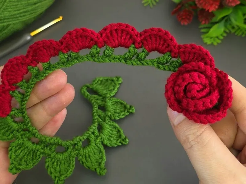 این بهترین بافت گل رز قرمز هست که میتوانید یاد بگیرید!