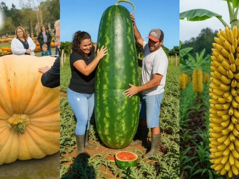 برداشت های رکوردشکن / بزرگترین میوه هایی که تاکنون پرورش یافته اند!