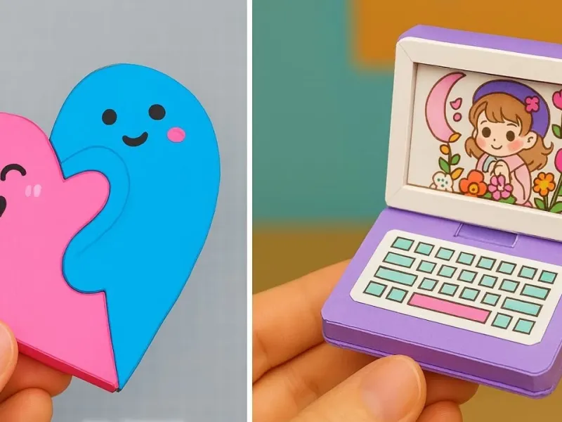 کارهایی که وقتی حوصله تان سر رفته انجام دهید / کاردستی کاغذی !