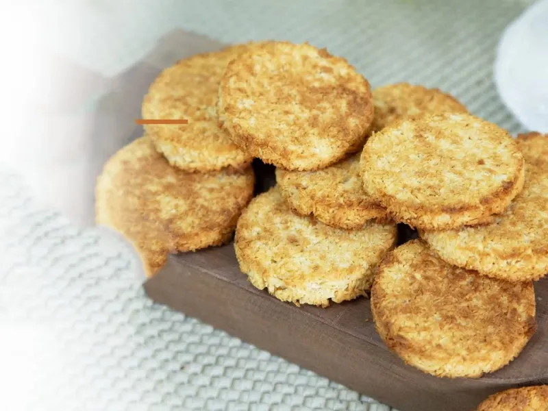 طرز تهیه کوکی های بدون چربی و آرد!