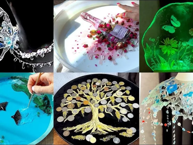 6 پروژه رزینی مسحورکننده / تماشا کنید، یاد بگیرید و الهام بگیرید!